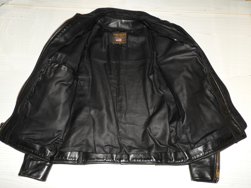 VANSON バンソン シングルライダース レザー ジャケット サイズ：36