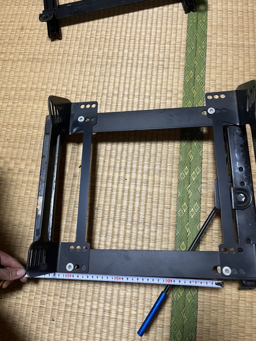 kp61 後期 スターレット 運転席用 シートレール メーカー不明レカロ 