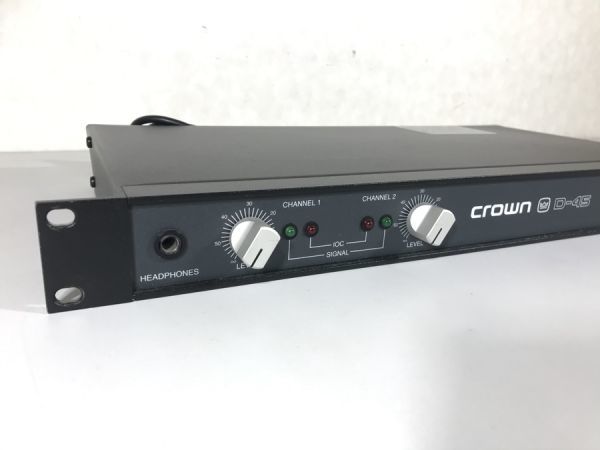 CROWN パワーアンプ D-45 | 広島のオーディオ、ホームシアターの CROWN