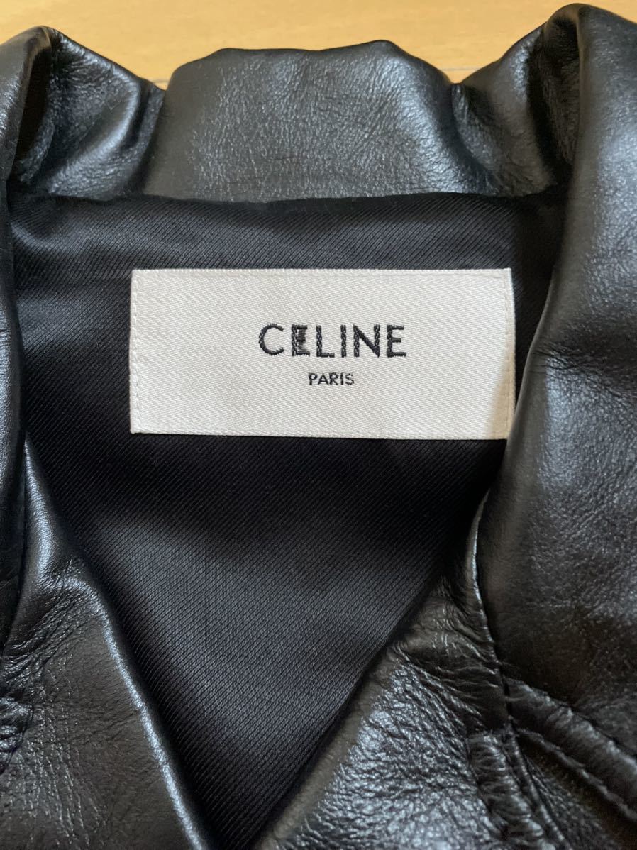 CELINE ライダースジャケット エディスリマン メンズ 44 セリーヌ サン