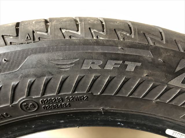 ブリヂストン 2026年最新Yahoo!オークション bsの中古品・新品 セット（ブランドブリヂストン 本 T005A 激安中古タイヤ　　225/50R18 95V RFT BS TURANZA T005A 19年製　　4本