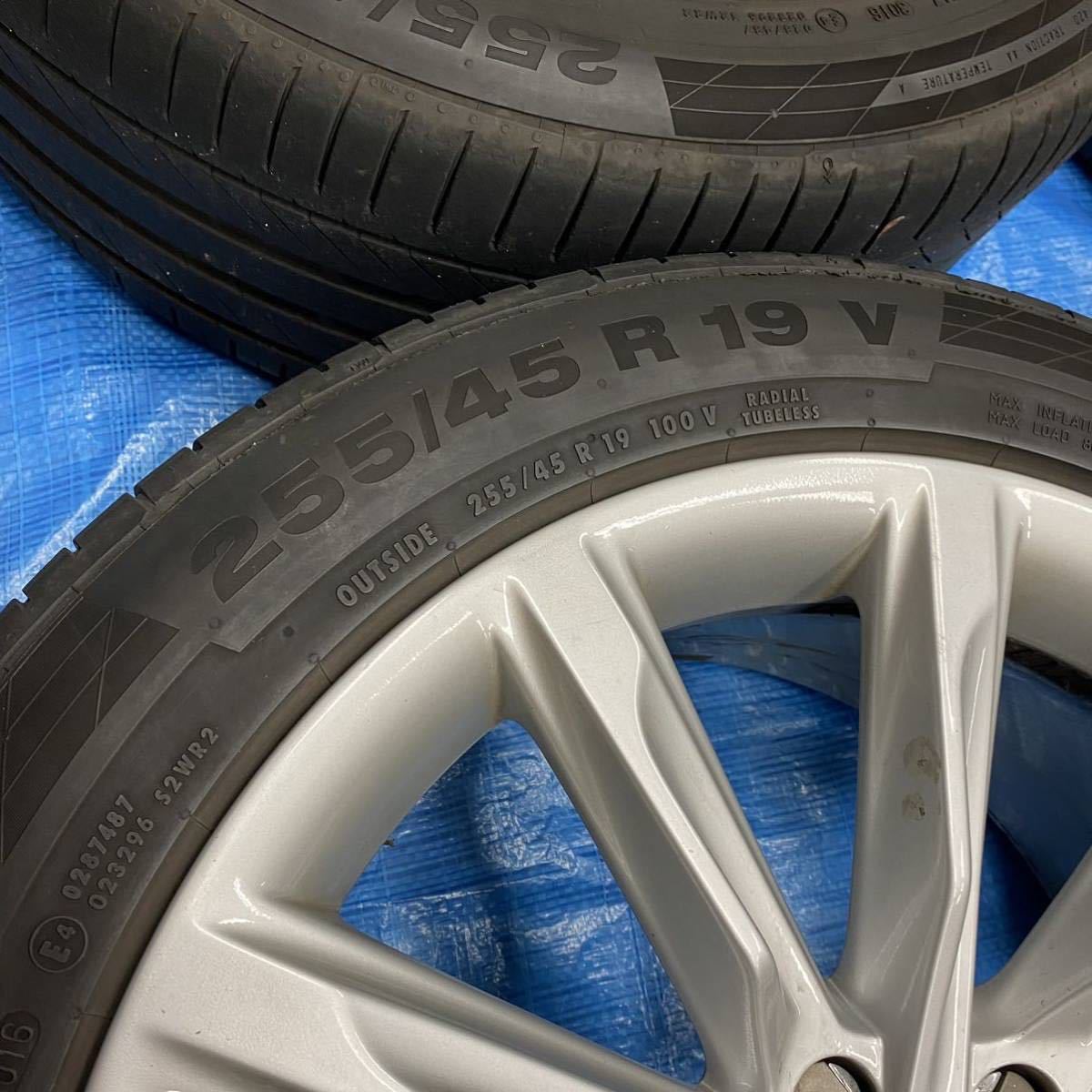 新潟市☆アウディ純正アルミホイール 19×8.5J+32 PCD112-5H ハブ66.5mm 