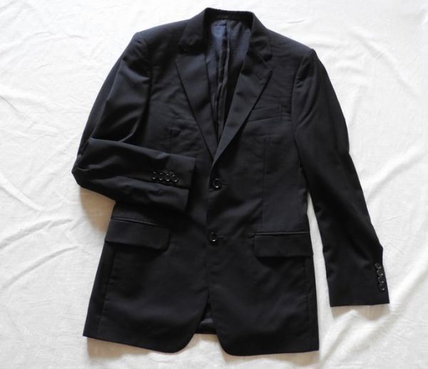 YG5◇GUCCI グッチ スーツ5 ブラック 46R ハンガー付き Gucci グッチ