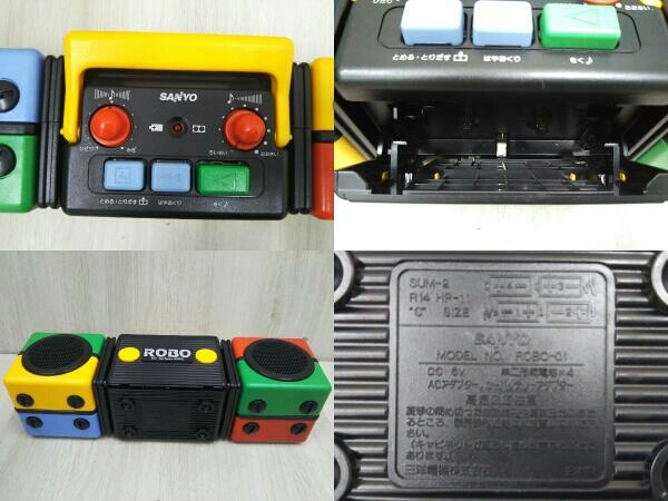 【希少】SANYO ROBO-01 ステレオカセットプレーヤー 取説有 レトロ 希少SANYO ROBO-01 ステレオカセットプレーヤー 取説有 レトロ