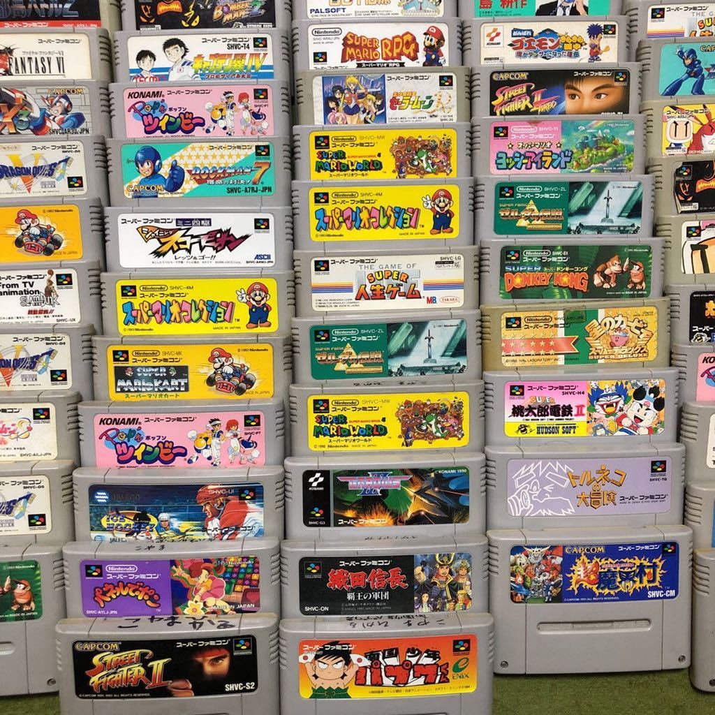 スーパーファミコン ゲームソフト 4本セットジャンク （Nintendo 