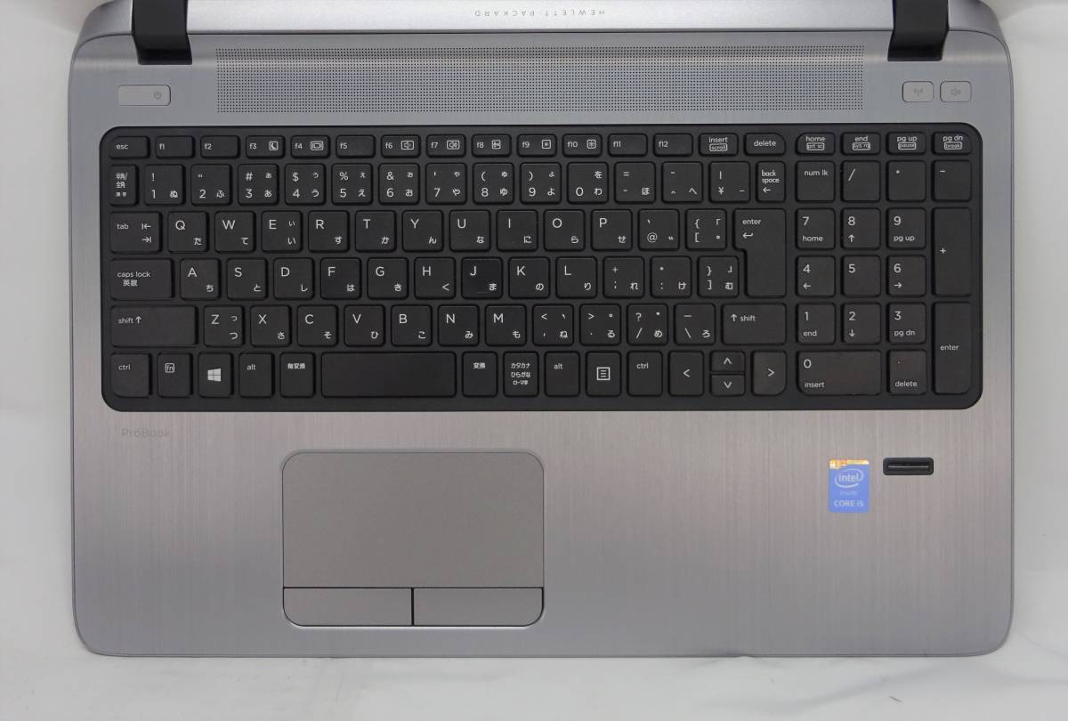 hpProBook 450 G2 Core i5-5200U 2.20GHz メモリ4GB HDD500GB DVD