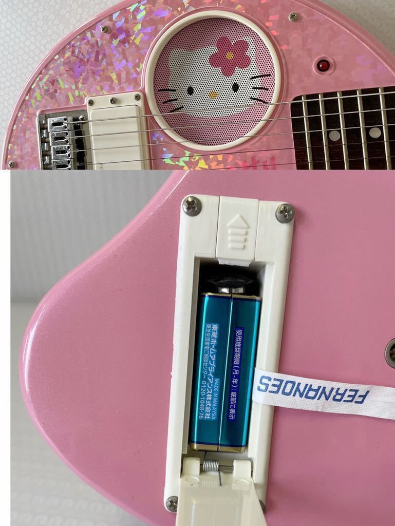 FERNANDES Hello Kittyエレキギター 【音出し確認済み】_10
