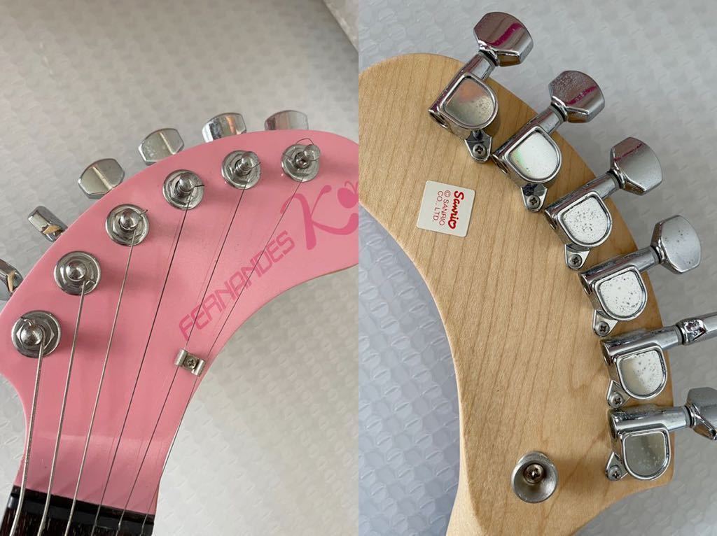 FERNANDES Hello Kittyエレキギター 【音出し確認済み】_8