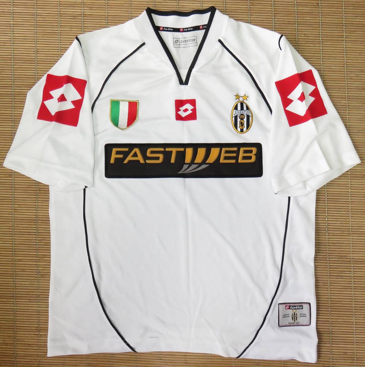 正規品 2002-03 ユベントス(イタリア)～アウェイ用 半袖 ユニフォーム ユヴェントス デルピエロ ピルロ ジダン ディバラ