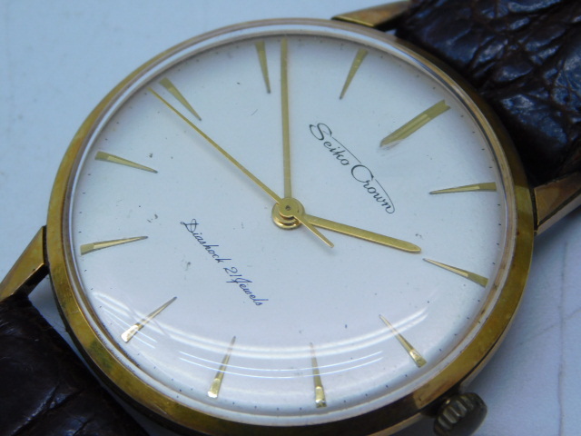 【爆買い，定番人気】 A2306 セイコー SEIKO Crown クラウン 15002 ダイヤショック 21石 腕時計(セイコー)｜売買されたオークション情報、yahooの商品情報をアーカイブ公開 - オークファン その他