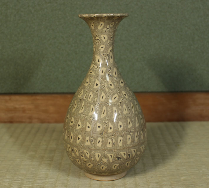 秘蔵品 練上手花入・宋時代 唐物 宋時代 越州窯 青磁 秘蔵品 練上手花入・宋時代 唐物 宋時代 越州窯 青磁