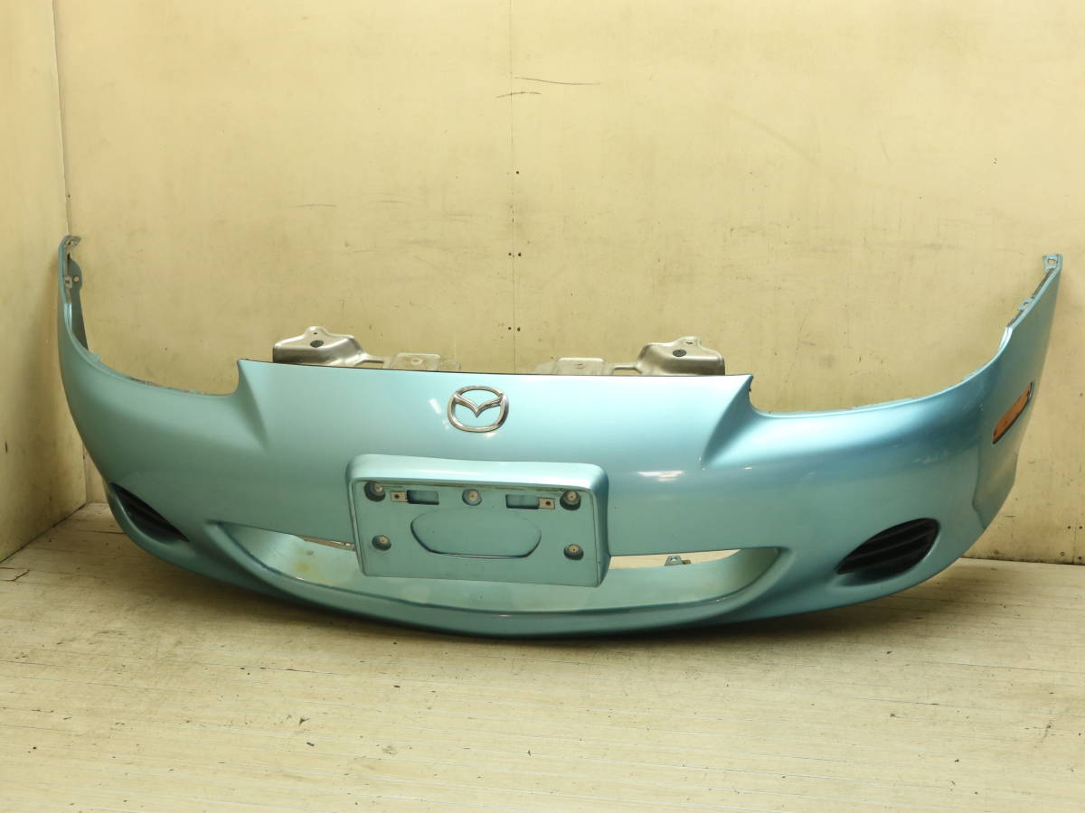 ロードスター NB6C/NB8C 後期 純正 フロント バンパー ブルー 水色 23C 