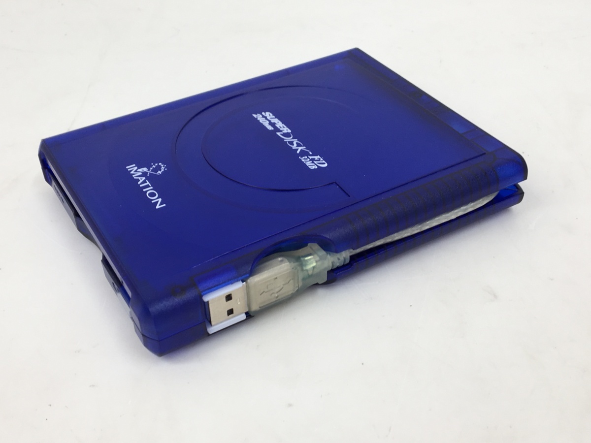 完動品！　IMATION SDD-240USBSL-A スーパーディスクドライブ IMATION スーパーディスクドライブ SDD-240USBSL フロッピーディスク