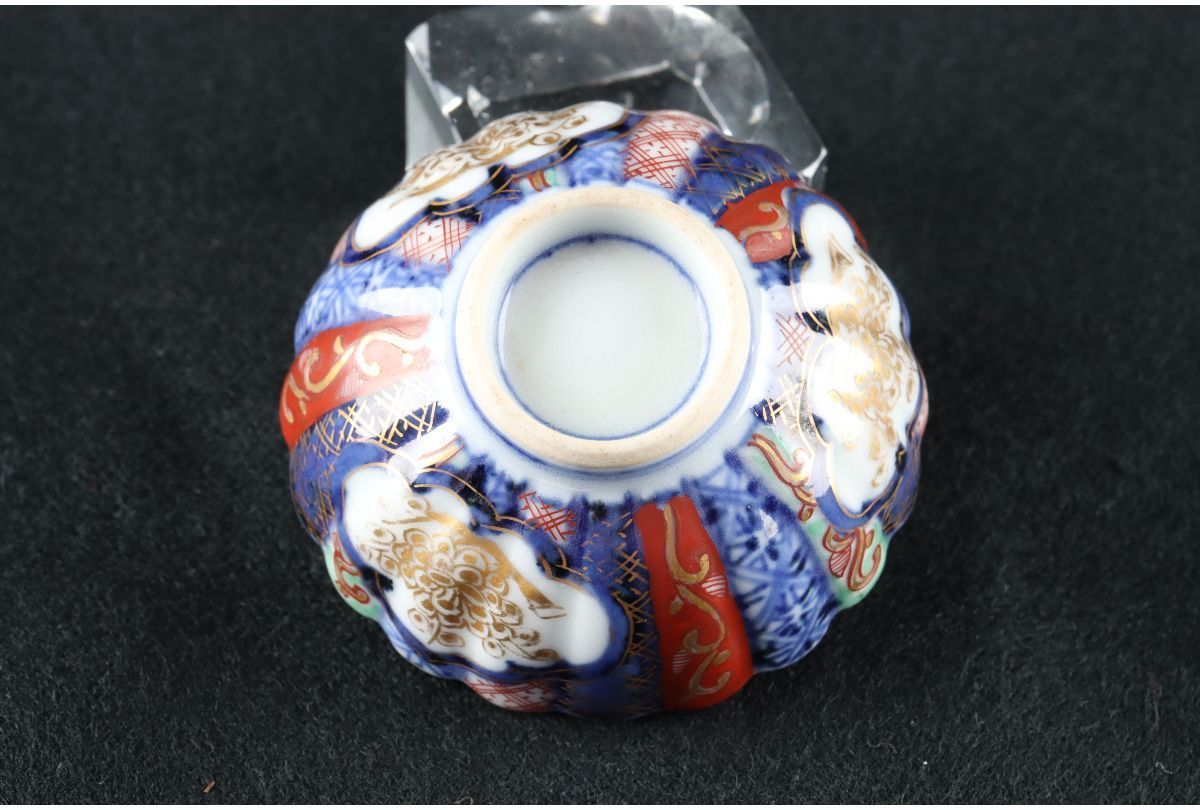 大聖寺伊万里 金襴手 窓絵 花の図 7寸半皿 D707AS-BQm 公式