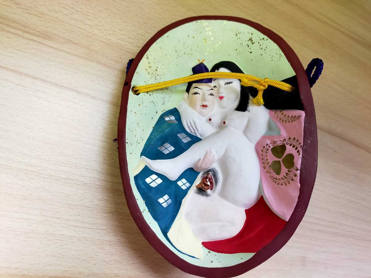 ☆春画 陶器製 能面 枕絵 からくり人形 艶絵☆