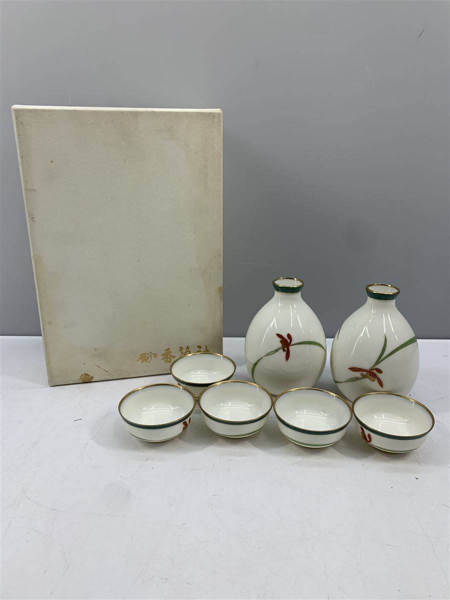 【低価，新作登場】 香蘭社 コウランシャ/オーキッドレース/酒器セット/7点セット/WHT(徳利)｜売買されたオークション情報、yahooの商品情報をアーカイブ公開 - オークファン 徳利