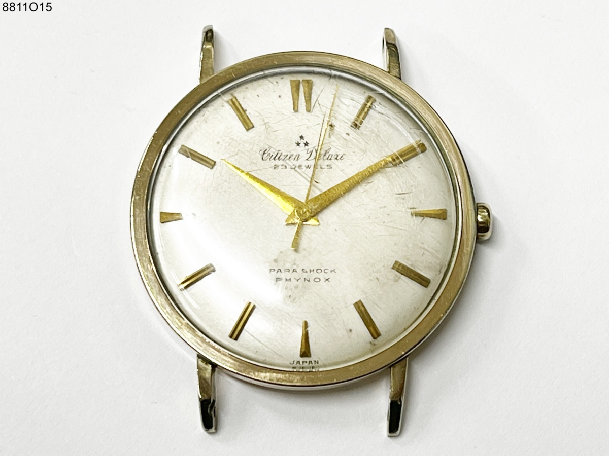 稼働品 citizen deluxe シチズン デラックス 14K 自動巻き 