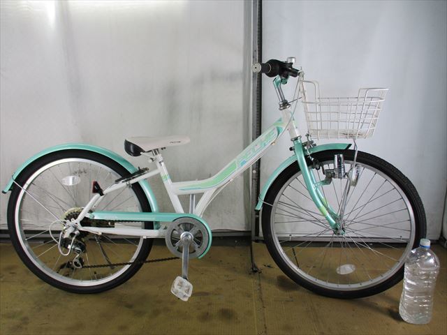 B871☆11500円美品☆整備済み 中古子供自転車 アサヒ PECHE ホワイト 