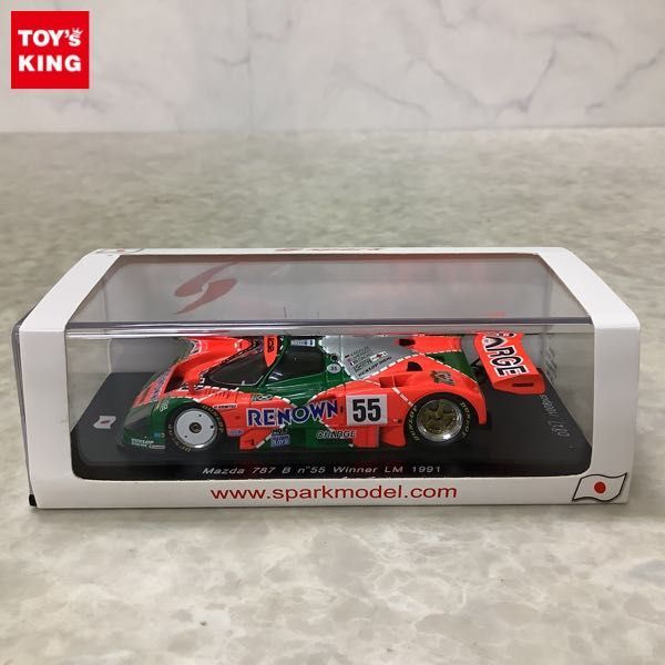 人気セール，定番人気 1円 スパークモデル 1/43 SJ004 マツダ787 B No.55 Winner LM 1991(レーシングカー)｜売買されたオークション情報、yahooの商品情報をアーカイブ公開 - オークファン レーシングカー