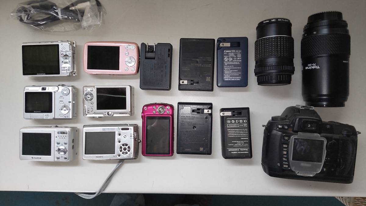 未確認デジカメジャンク扱いにて ♪♪【1円～】デジタルカメラ 動作未確認 ジャンク♪♪