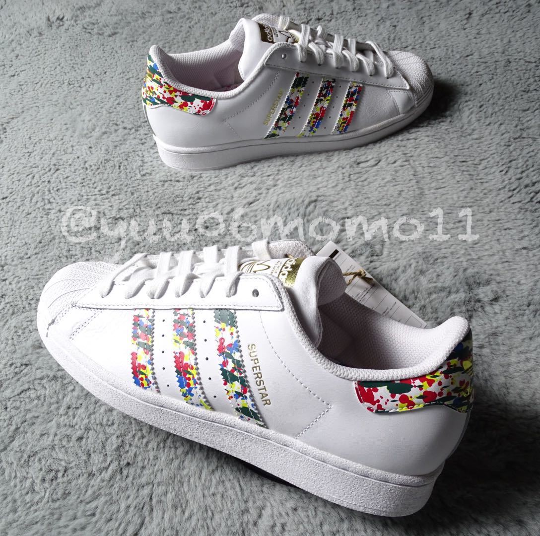 正規品，本物保証 正規品 サイズ27cm adidas originals SUPERSTAR アディダス オリジナルス ス－パ－スタ－ 白 ホワイト US9 タグ付き 箱無し(27.0cm)｜売買されたオークション情報、yahooの商品情報をアーカイブ公開 - オ 27.0cm