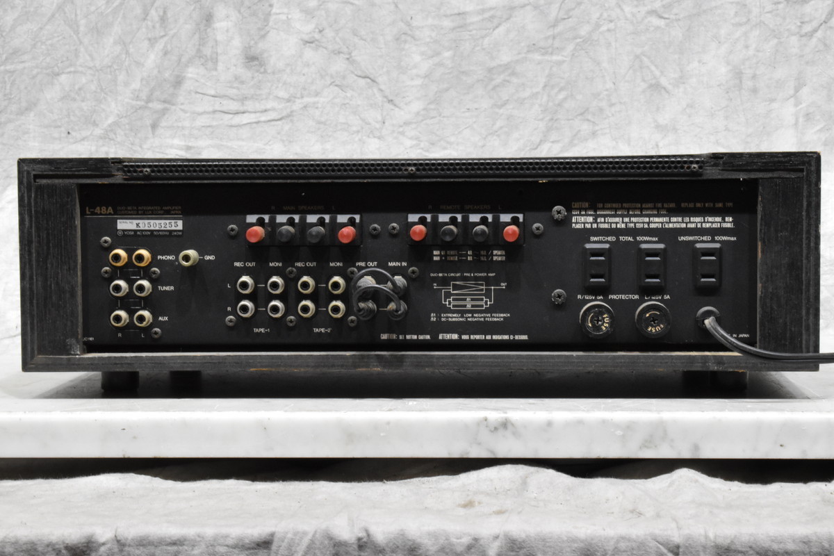 LUXMAN ラックスマン L-48A プリメインアンプ ※ジャンク品 LUXMAN