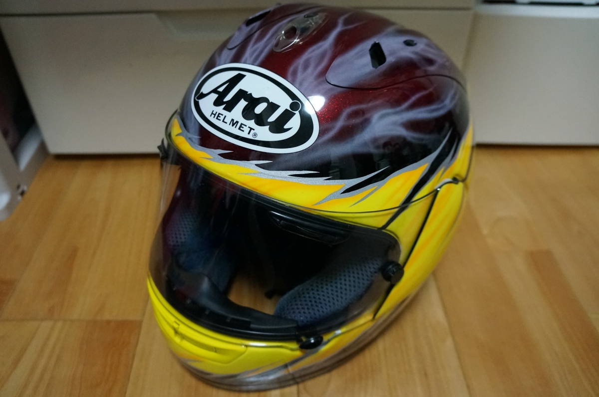 Arai 宇井陽一 ヘルメット RX-7RR3 選手 レプリカ RX-7 アライ RR3 極