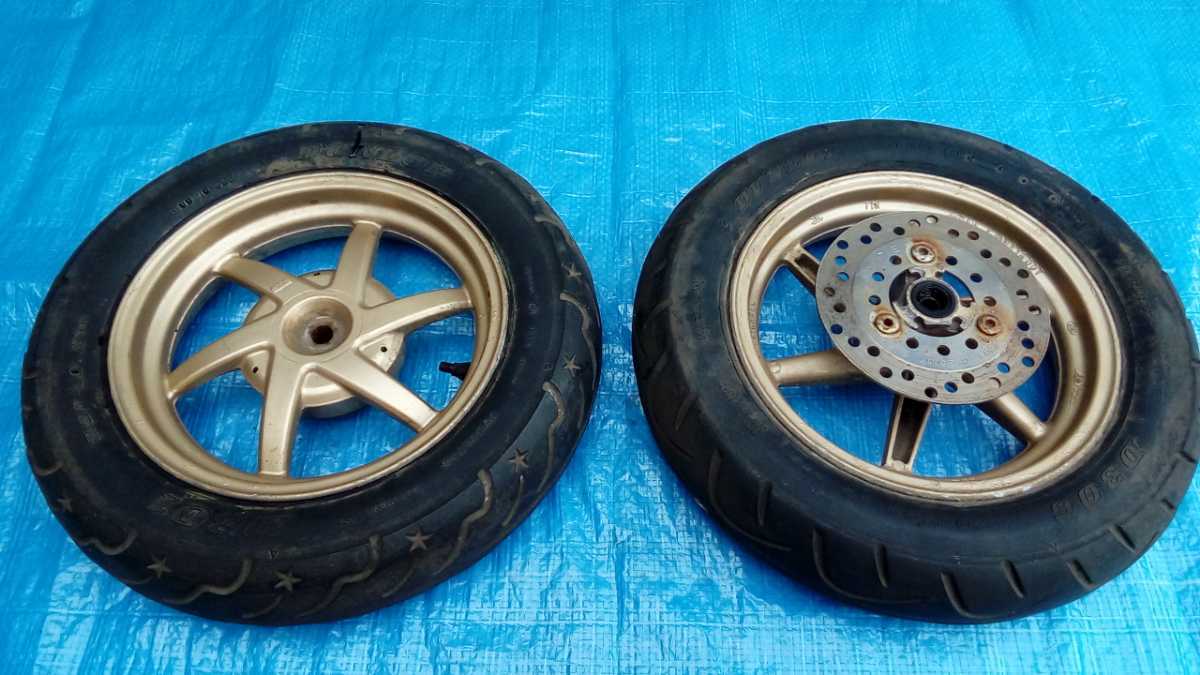 ホンダディオAF27AF28AF34AF35ZXホイールセットスーパーディオSRライブ