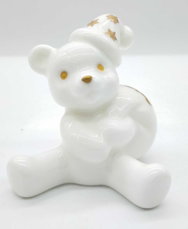 ☆美品☆ ノリタケ NORITAKE くま クマ ベア フィギュリン 置物 サンタ