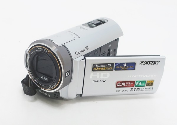 ◇【SONY ソニー】Hnadycam HDR-CX370V デジタルビデオカメラ シルバー