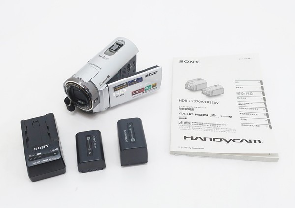 ◇【SONY ソニー】Hnadycam HDR-CX370V デジタルビデオカメラ シルバー