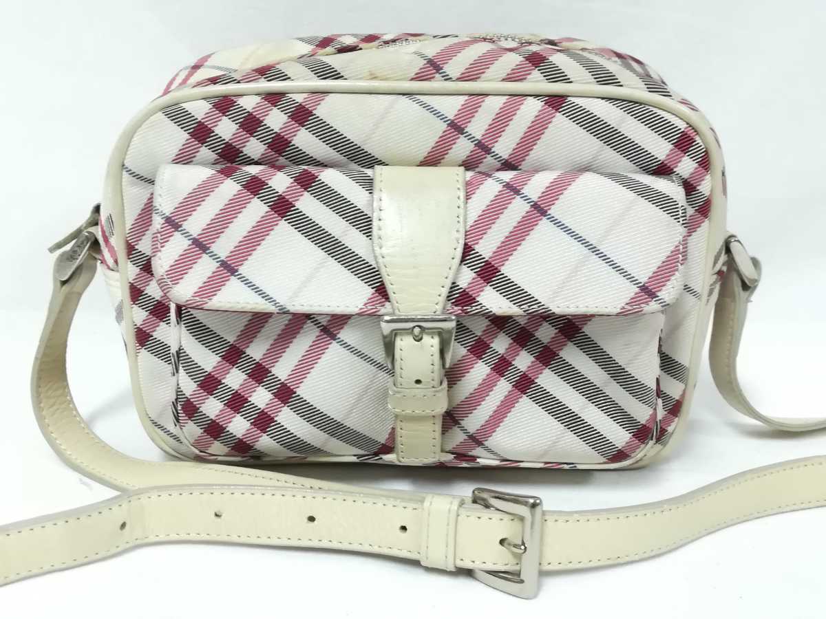 BURBERRY バーバリーブルーレーベル ショルダーバッグ チェック柄 