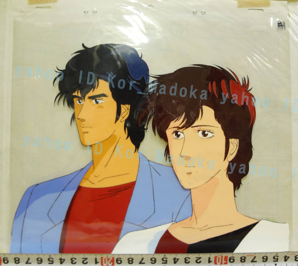 冴羽リョウ カオリ セル画（7）シティーハンター CITY HUNTER / 少年