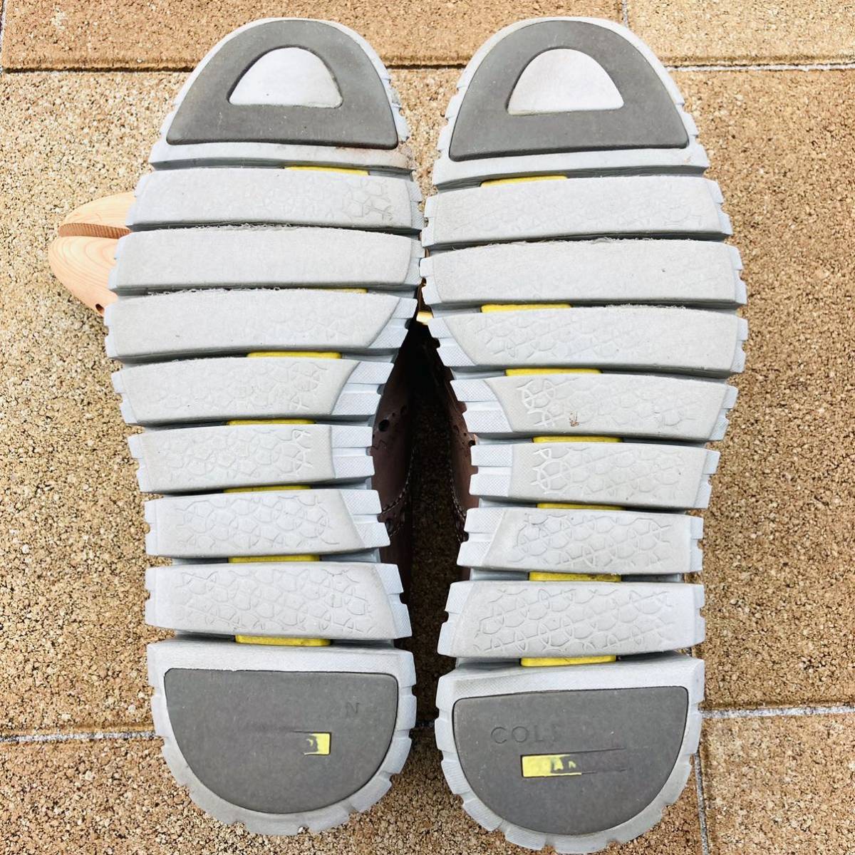 ★即決★ COLEHAAN コールハーン ゼログランド　ZERO GRAND スニーカー レザースニーカー ウイングチップ オックスフォード 7 約25㎝