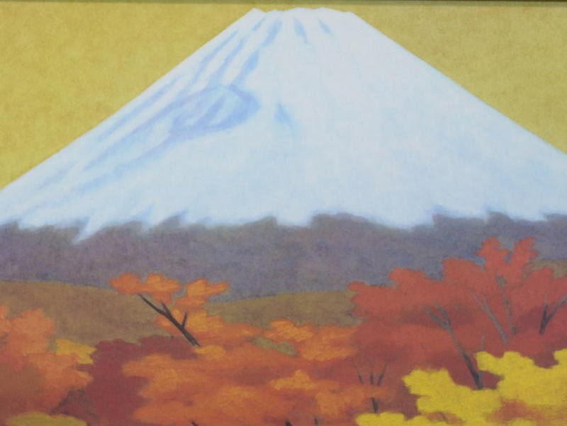 東山魁夷 - 「秋映」 岩絵具方式複製画 作品証明シール有り メルカリ