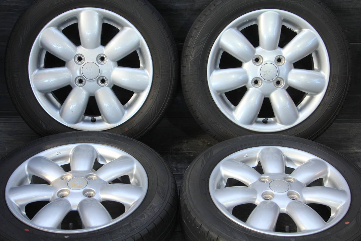 数量限定，安い 条件付 アルトラパン純正アルミ 14&times;4.5J +45 4H PCD100 DUNLOP ENASAVE EC300+ 155/65R14 4本セット HE22S スズキ純正 /小C(ラジアルタイヤ)｜売買されたオークション情報、yahooの商品情報をアーカイブ公 4穴