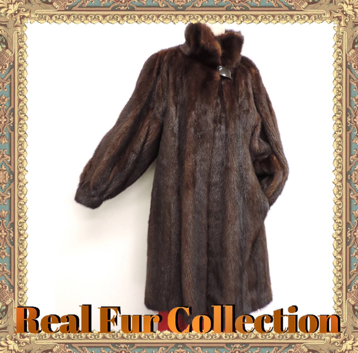 EMBA/エンバ 毛皮コート デミバフミンク MINK リアルファー fur EMBA/エンバ 毛皮コート デミバフミンク MINK リアルファー fur