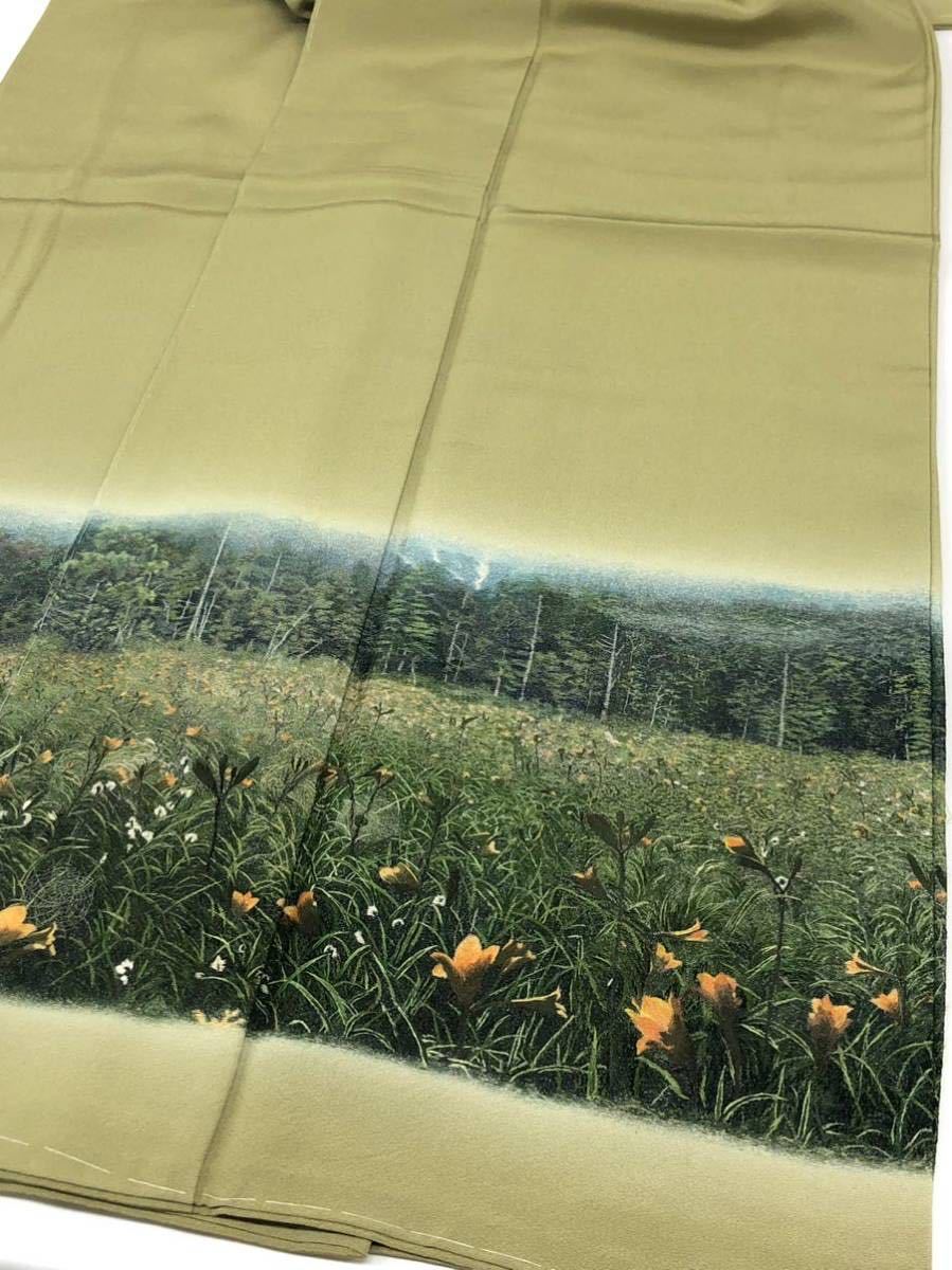 中国第五大名刺繍 乱針刺繍 訪問着 漢民族刺繍工芸 風景画 立体楽 蜘蛛