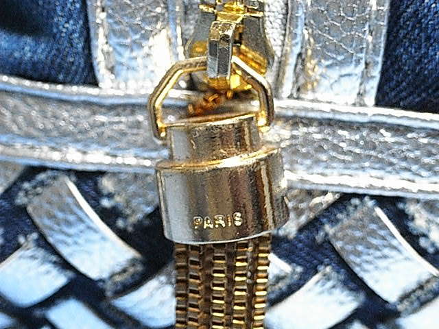 ★高級品！★【 SAINT LAURENT PARIS 】サンローランパリ 豪華ラインストーン 本革 デニム ハンドバック ★SAINT LAURENT PARIS★ LAURENT SAINT PARIS ロングウォレット 中古・古着通販Saint Laurent(サンローラン)買取・売るなら今。買取相場を見る