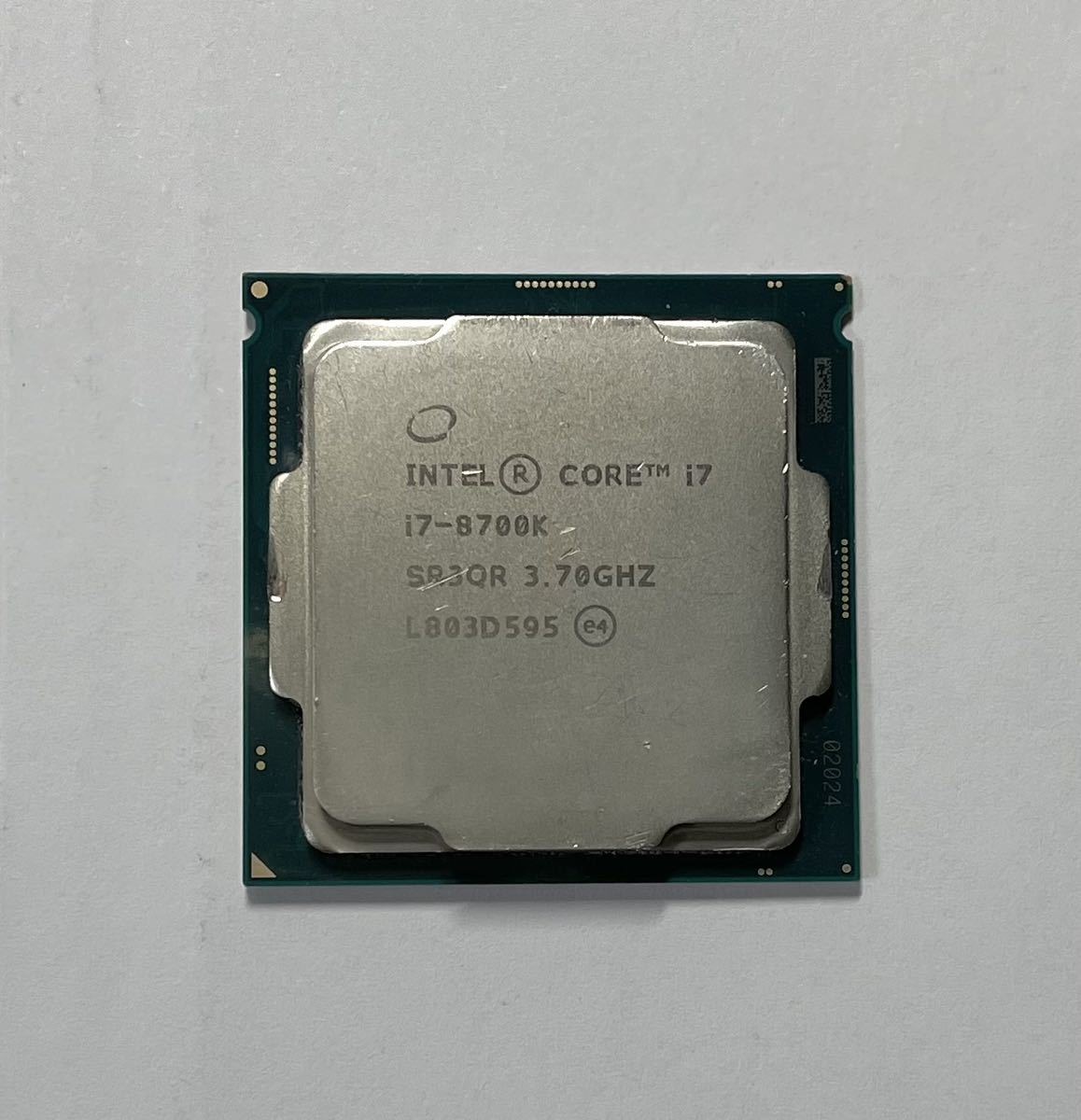 i7 Core Intel CPU I7-8700K 中古 インテル プロセッサー 動作未確認