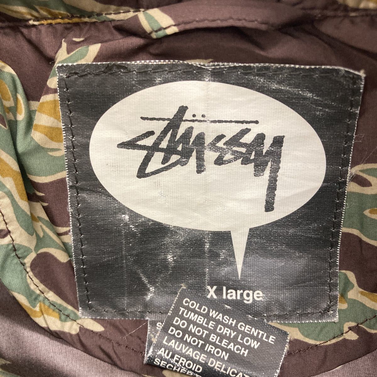 stussy 迷彩 ナイロンジャケット OLD OUTDOOR (ステューシー) サイズ:S 