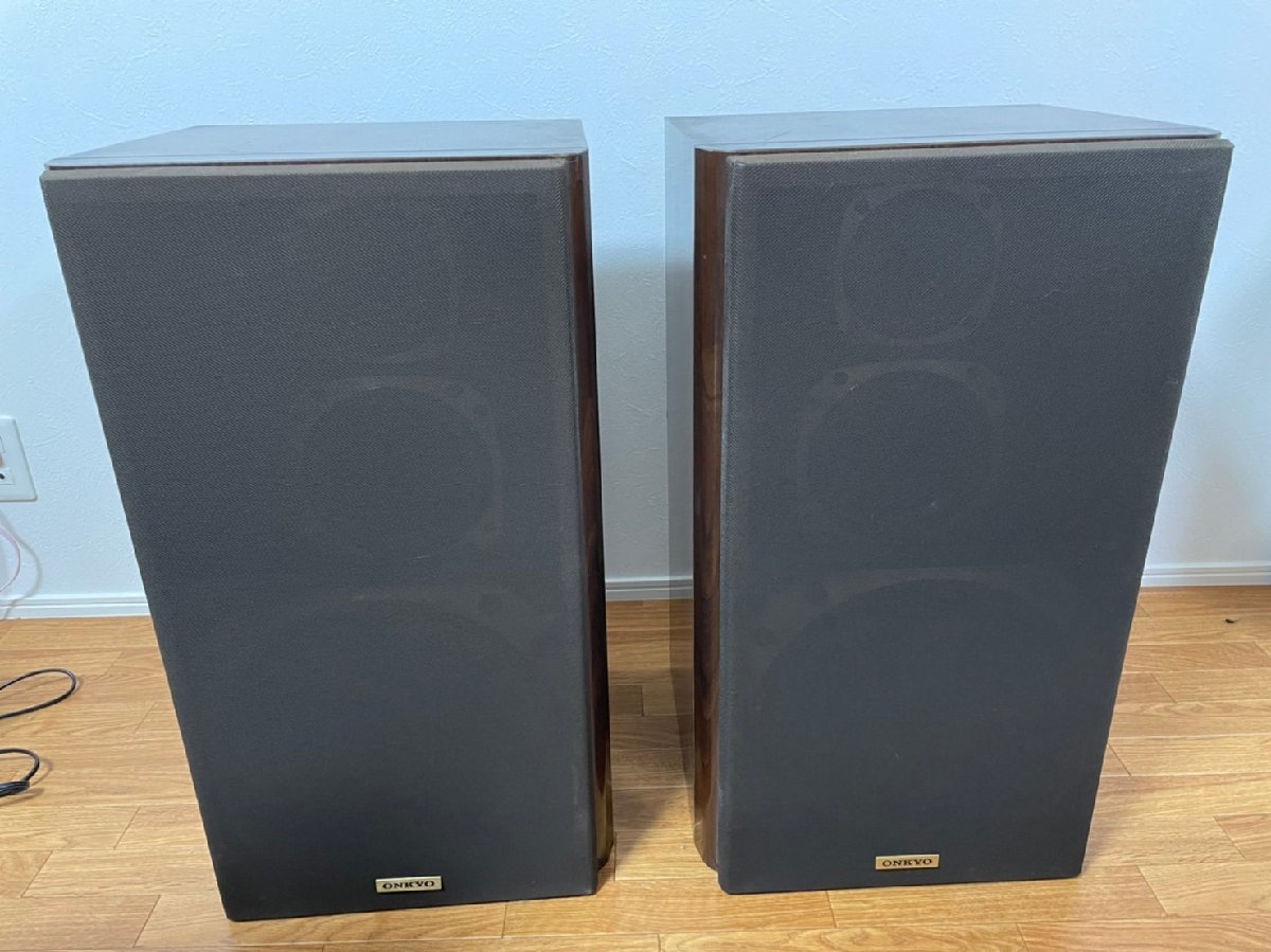 【最終価格　ONKYO 　D-77RX 　L側 スピーカー ONKYO D-77XX サイド割れ ジャンク 動作確認済み ONKYO D