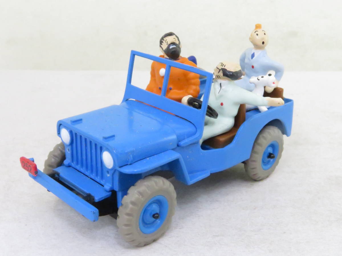 ATLAS? TINTIN タンタンの冒険 漫画劇中車 JEEP ジープ フィギュア付