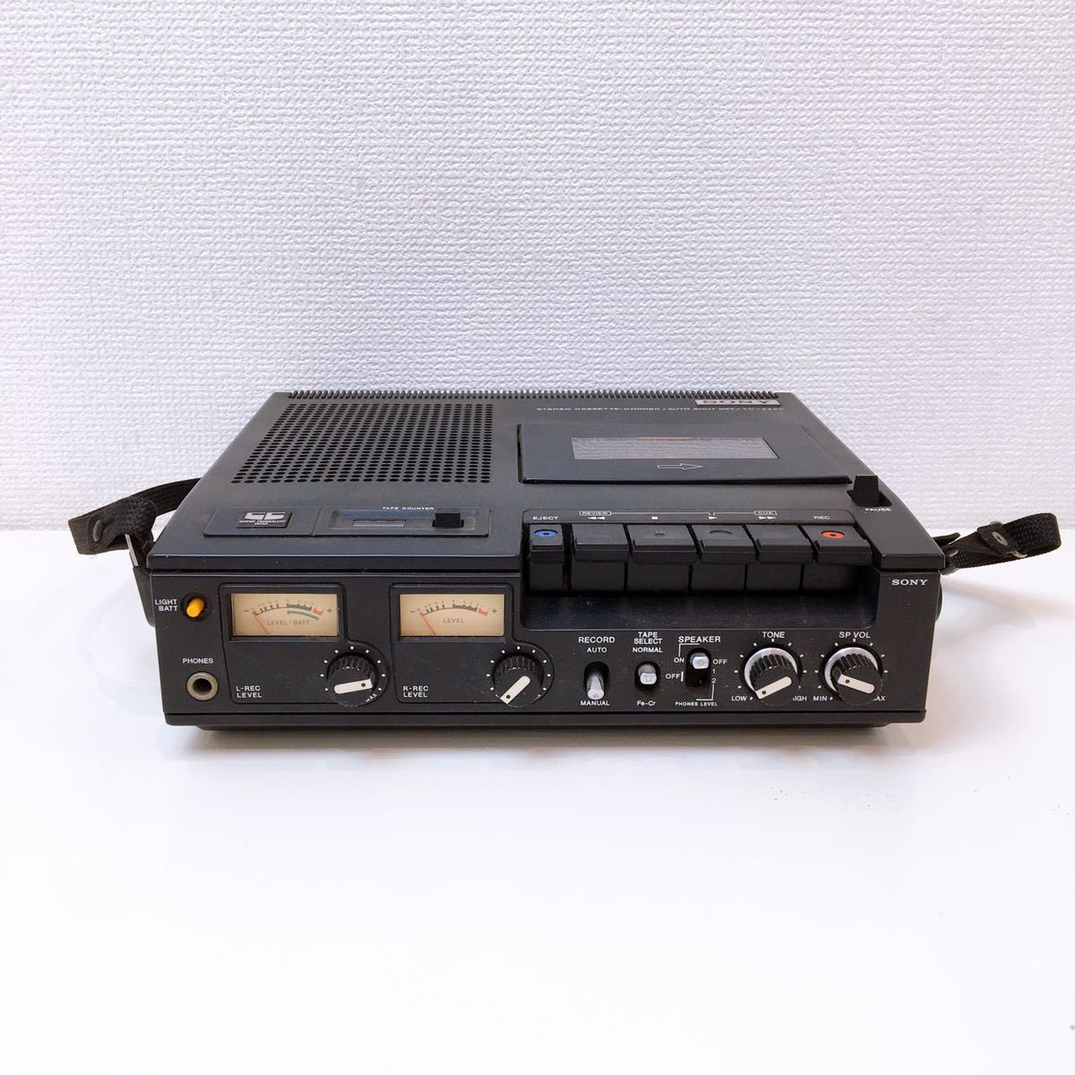 HOT，高品質 22 SONY ソニー TC-2220 ポータブル ステレオ カセットコーダー カセットテープレコーダー 動作未確認 現状品(録音、再生)｜売買されたオークション情報、yahooの商品情報をアーカイブ公開 - オ 録音、再生
