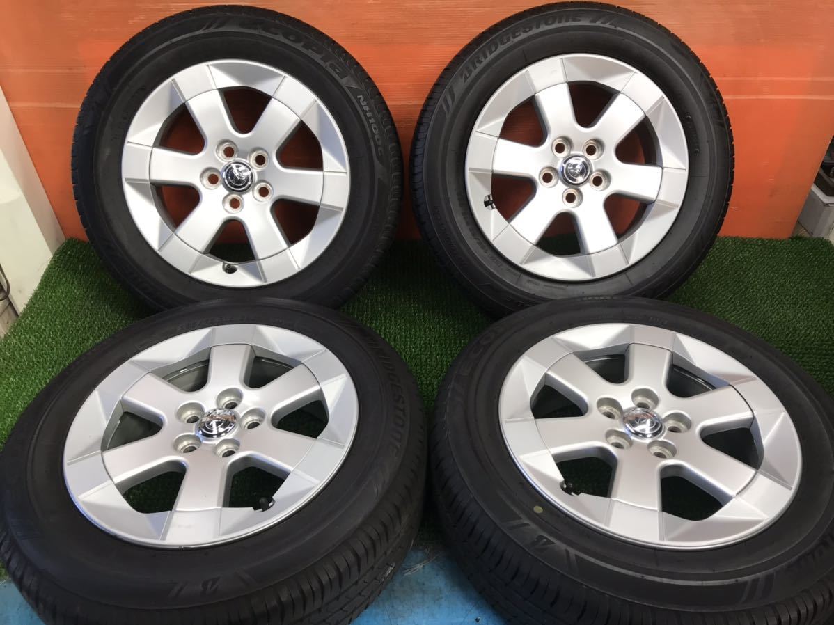 新作登場，お得 9k-10 185/65R15 BRIDGESTONE ECOPIA NH100C 2018年 8-8.5分山 トヨタ純正 プリウス20系(ラジアルタイヤ)｜売買されたオークション情報、yahooの商品情報をアーカイブ公開 - オークファン 5穴