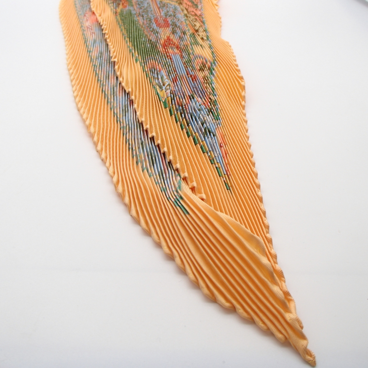 ◎HERMES エルメス プリーツスカーフ スカーフ ファッション◎KT