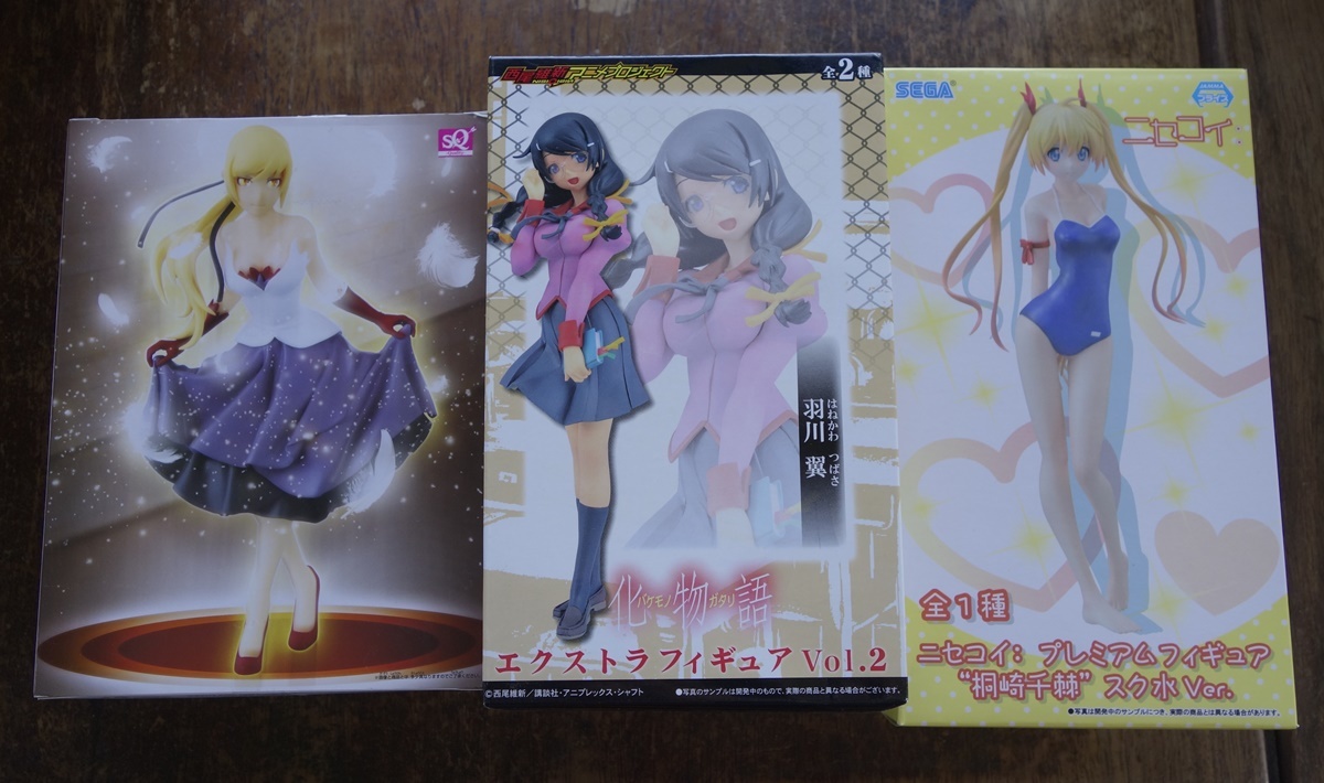 化物語 ガールフレンド 仮 ニセコイ フィギュア8個セット 羽川翼 ブラック羽川 キスショット 桐崎千棘 椎名心美 クロエ その他 売買されたオークション情報 Yahooの商品情報をアーカイブ公開 オークファン Aucfan Com