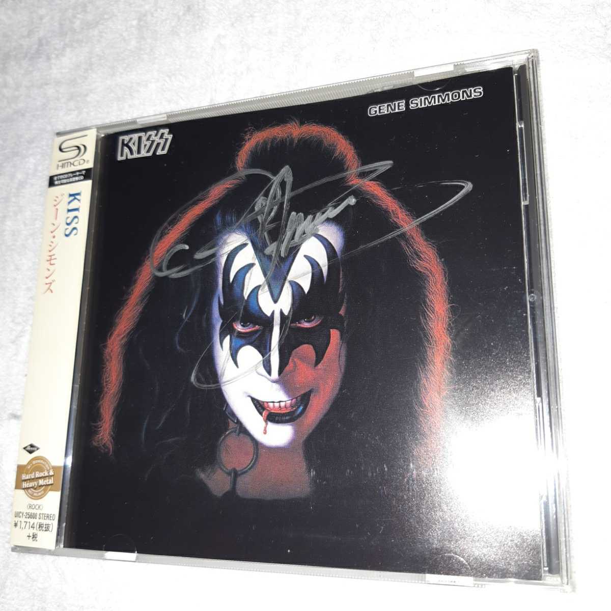 KISS Gene Simmons ⁄ Paul 直筆サイン Stanley ジーンシモンズ キッス