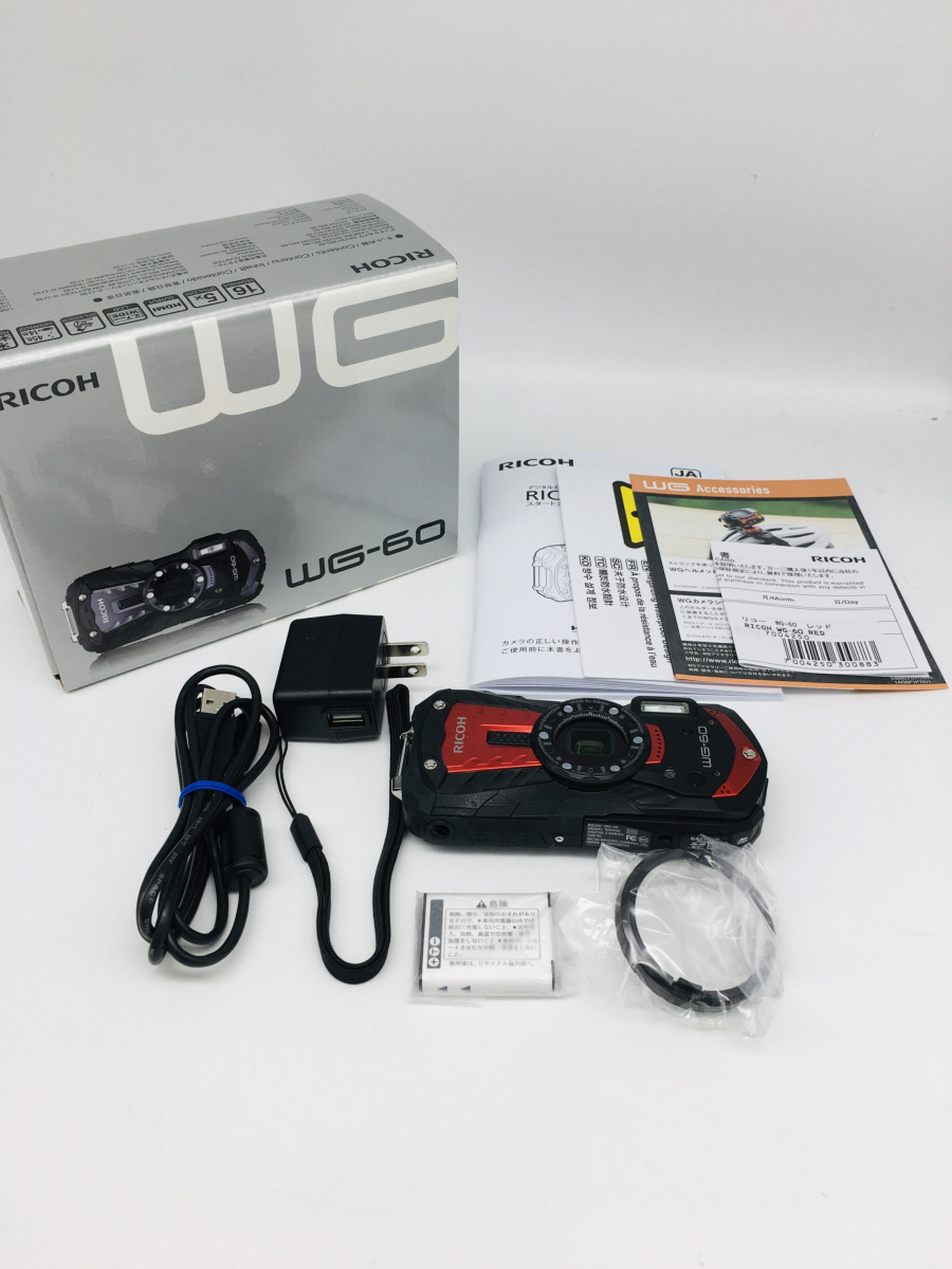 RICOH◇デジタルカメラ RICOH WG-60 [レッド] WG-60 RICOH レッド