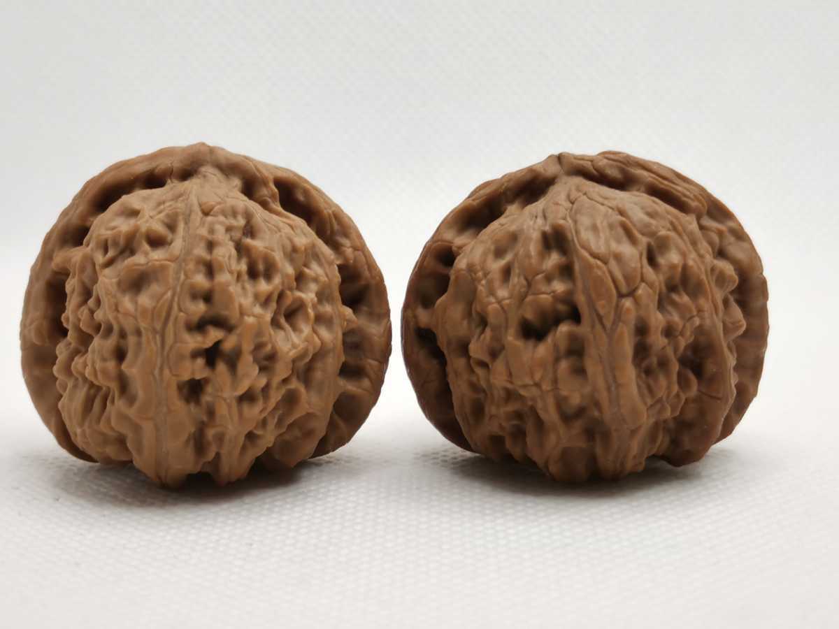 文玩核桃 白獅子 38mm_5